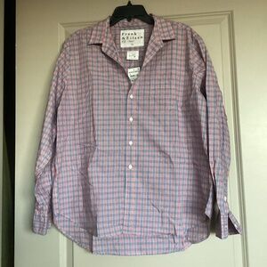 Frank & Eileen Eileen Plaid Relaxed Button-Up Shirt, size XL